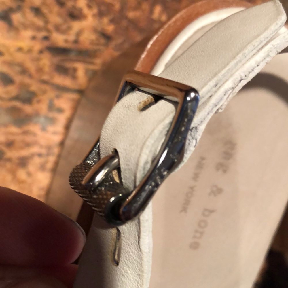 rag & bone sandal. White/cream. Size 39 - Picture 9 of 11